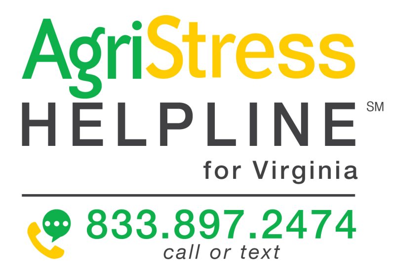 AgriStress Helpline 833-897-2474 (call or text)